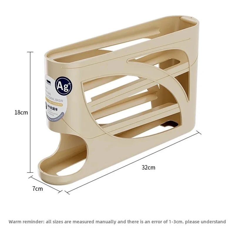 4-Tier Sliding Egg Dispenser