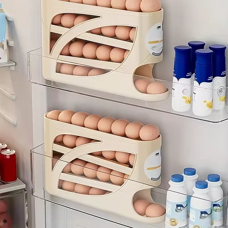 4-Tier Sliding Egg Dispenser