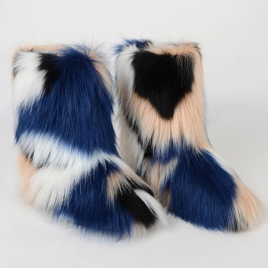 Women’s Fluffy Faux Fur Boots