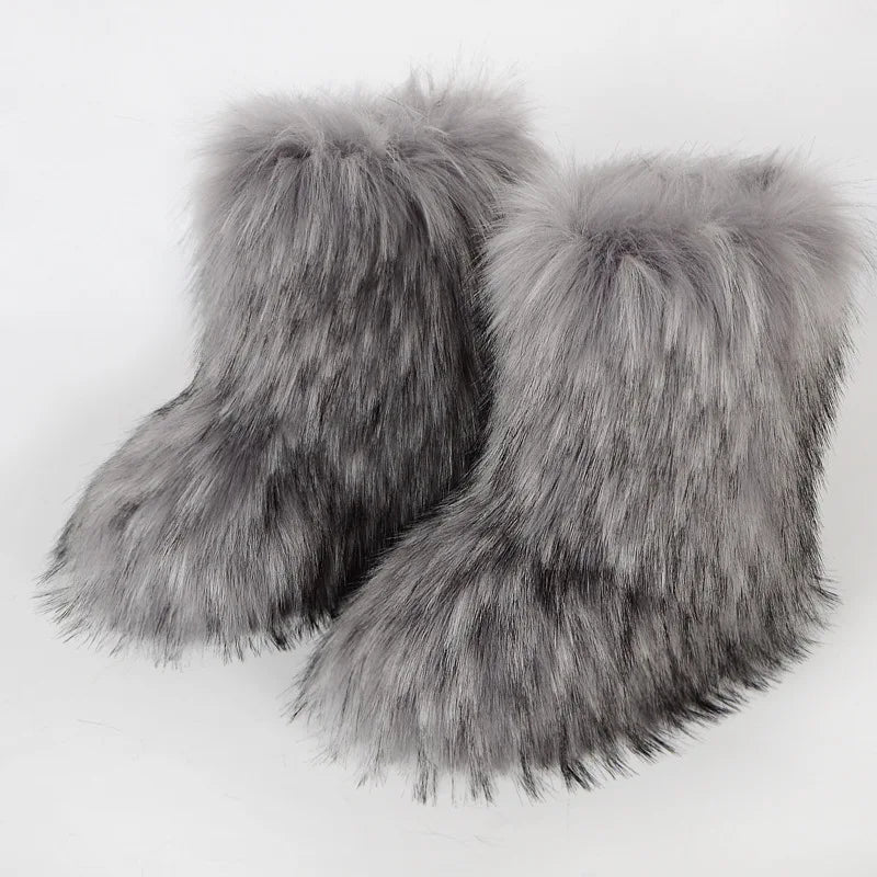 Women’s Fluffy Faux Fur Boots