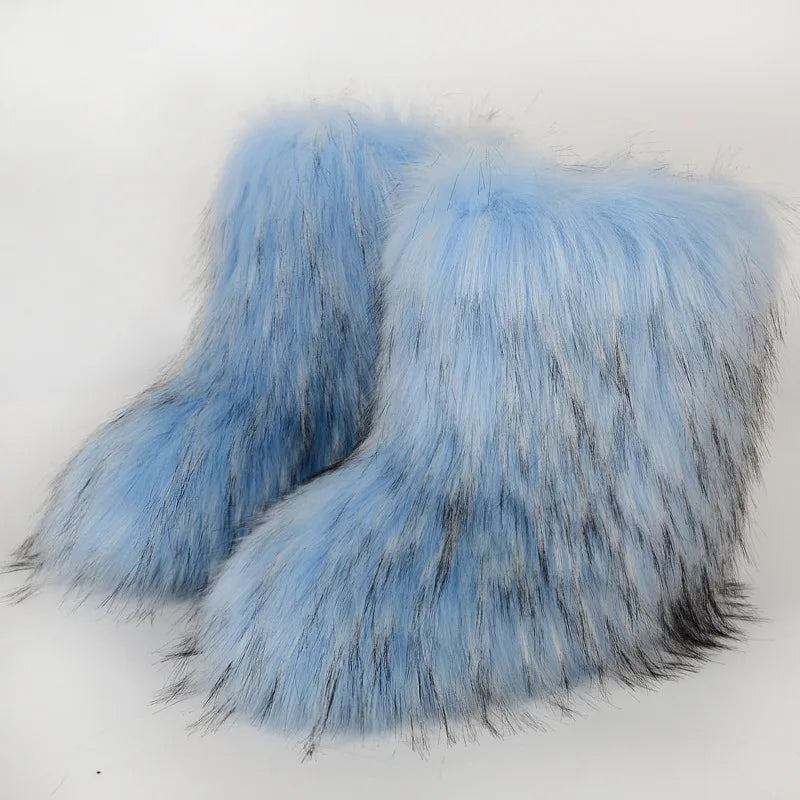 Women’s Fluffy Faux Fur Boots