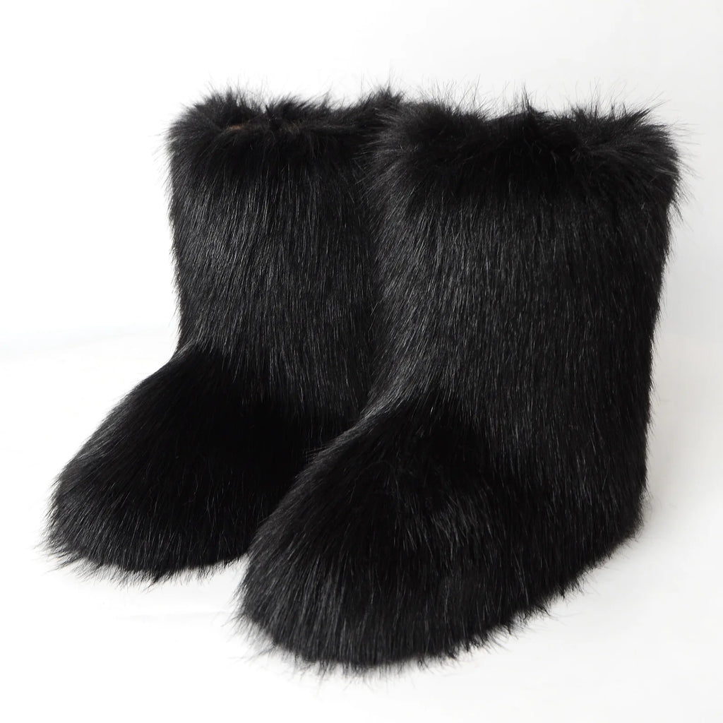 Women’s Fluffy Faux Fur Boots