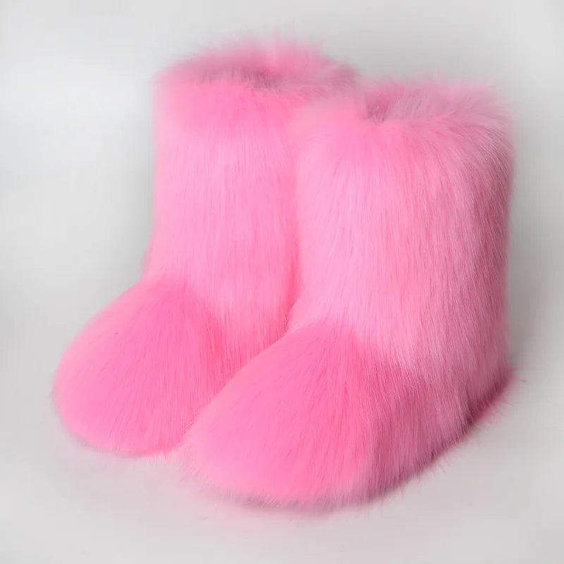 Women’s Fluffy Faux Fur Boots