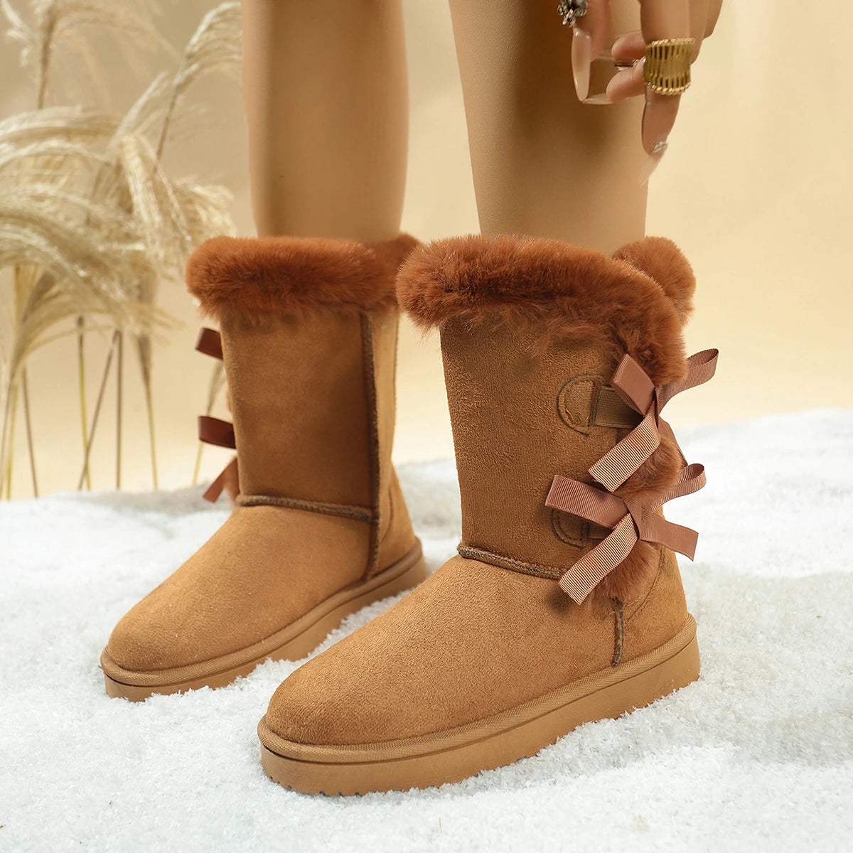 Women’s Bow Detail Winter Boots