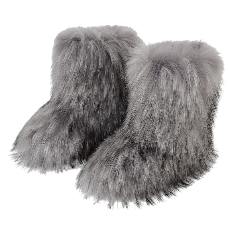 Women’s Fluffy Faux Fur Boots