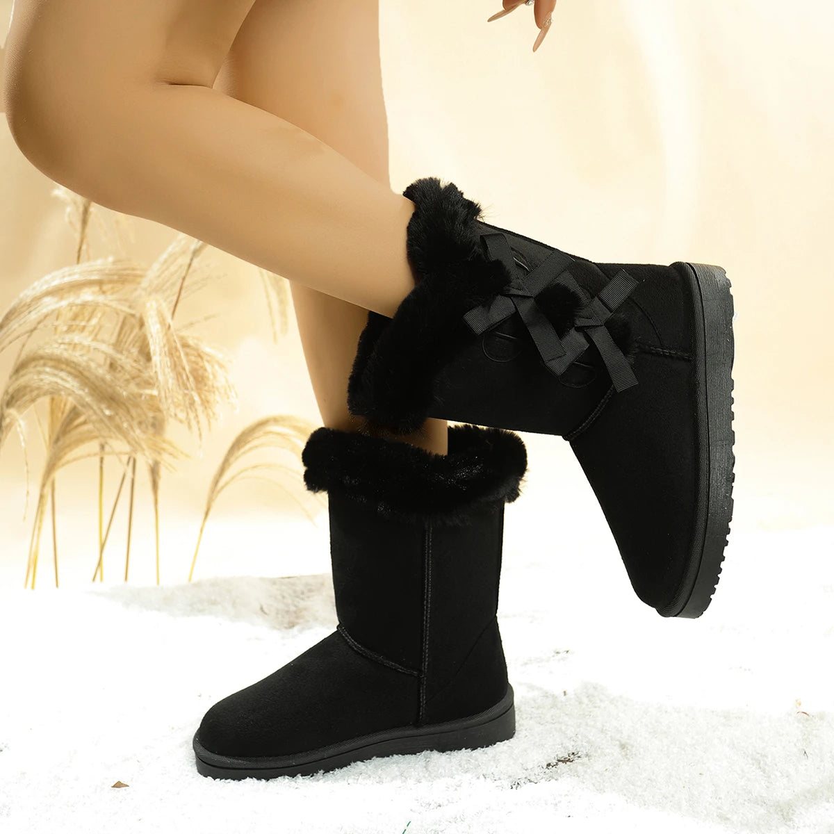 Women’s Bow Detail Winter Boots