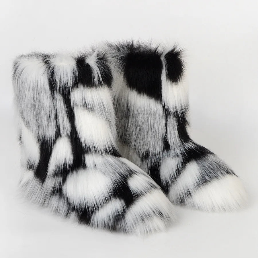 Women’s Fluffy Faux Fur Boots