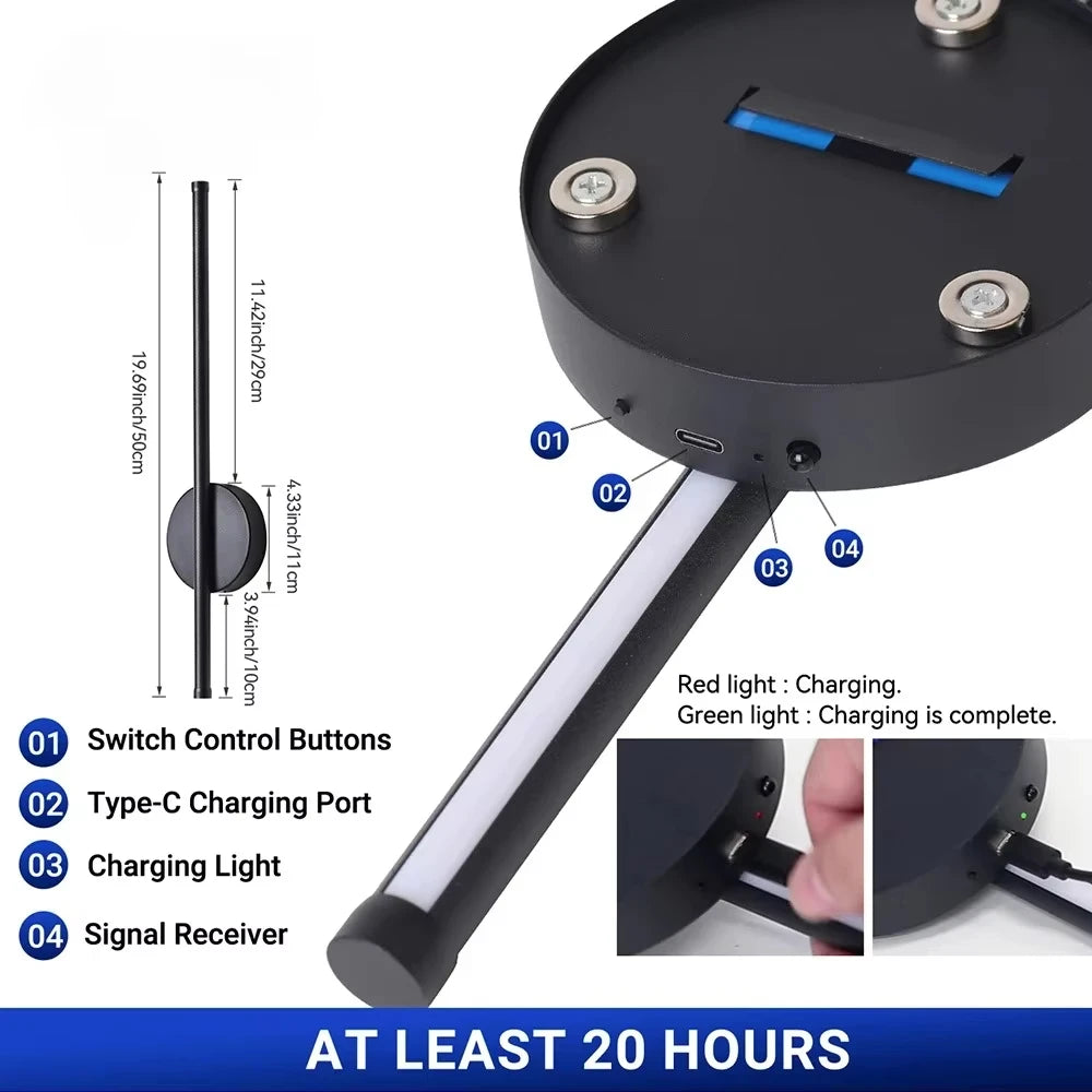 Magnetic Rechargeable LED Wall Lights
